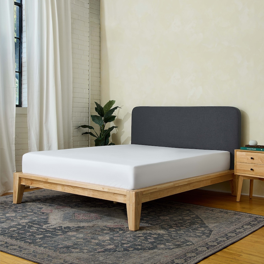 Image 753832_ALTMORE20.jpg, Product 753-832 / Price $1,000.00 - $1,750.00, Silk & Snow Wooden Bed Frame with Upholstered Headboard from Silk & Snow on TSC.ca's Home & Garden department