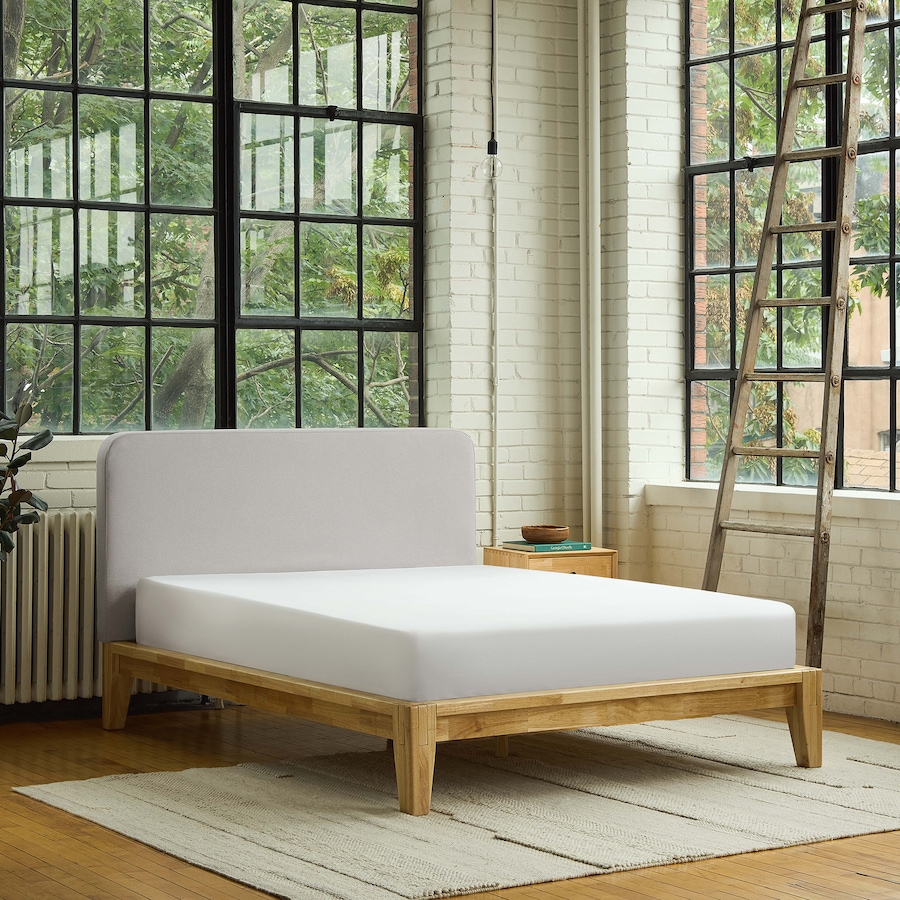 Image 753832_ALTMORE22.jpg, Product 753-832 / Price $1,000.00 - $1,750.00, Silk & Snow Wooden Bed Frame with Upholstered Headboard from Silk & Snow on TSC.ca's Home & Garden department