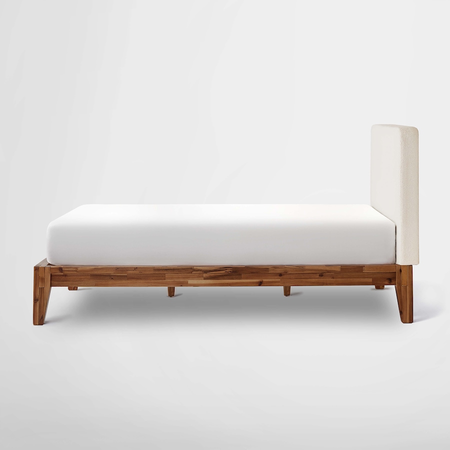 Image 753832_ALTMORE25.jpg, Product 753-832 / Price $1,000.00 - $1,750.00, Silk & Snow Wooden Bed Frame with Upholstered Headboard from Silk & Snow on TSC.ca's Home & Garden department