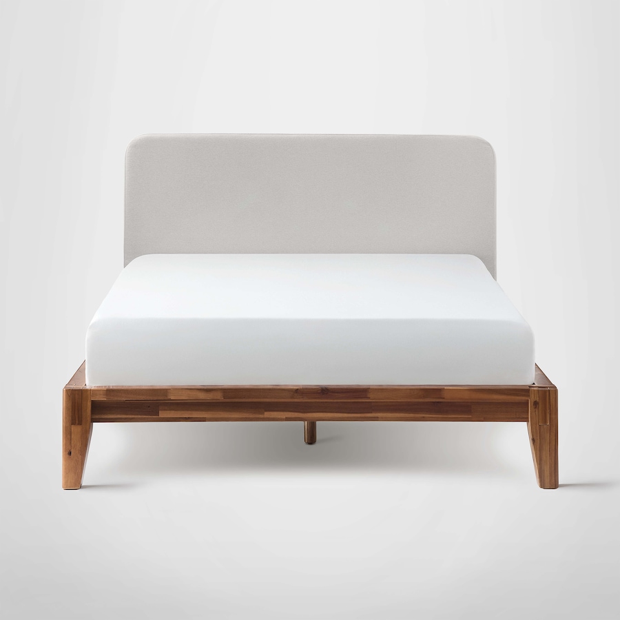 Image 753832_CORSE.jpg, Product 753-832 / Price $1,000.00 - $1,750.00, Silk & Snow Wooden Bed Frame with Upholstered Headboard from Silk & Snow on TSC.ca's Home & Garden department