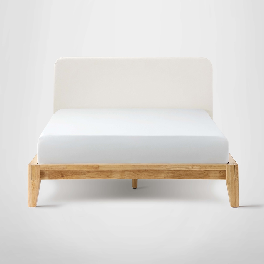 Image 753832_NTRCL.jpg, Product 753-832 / Price $1,000.00 - $1,750.00, Silk & Snow Wooden Bed Frame with Upholstered Headboard from Silk & Snow on TSC.ca's Home & Garden department