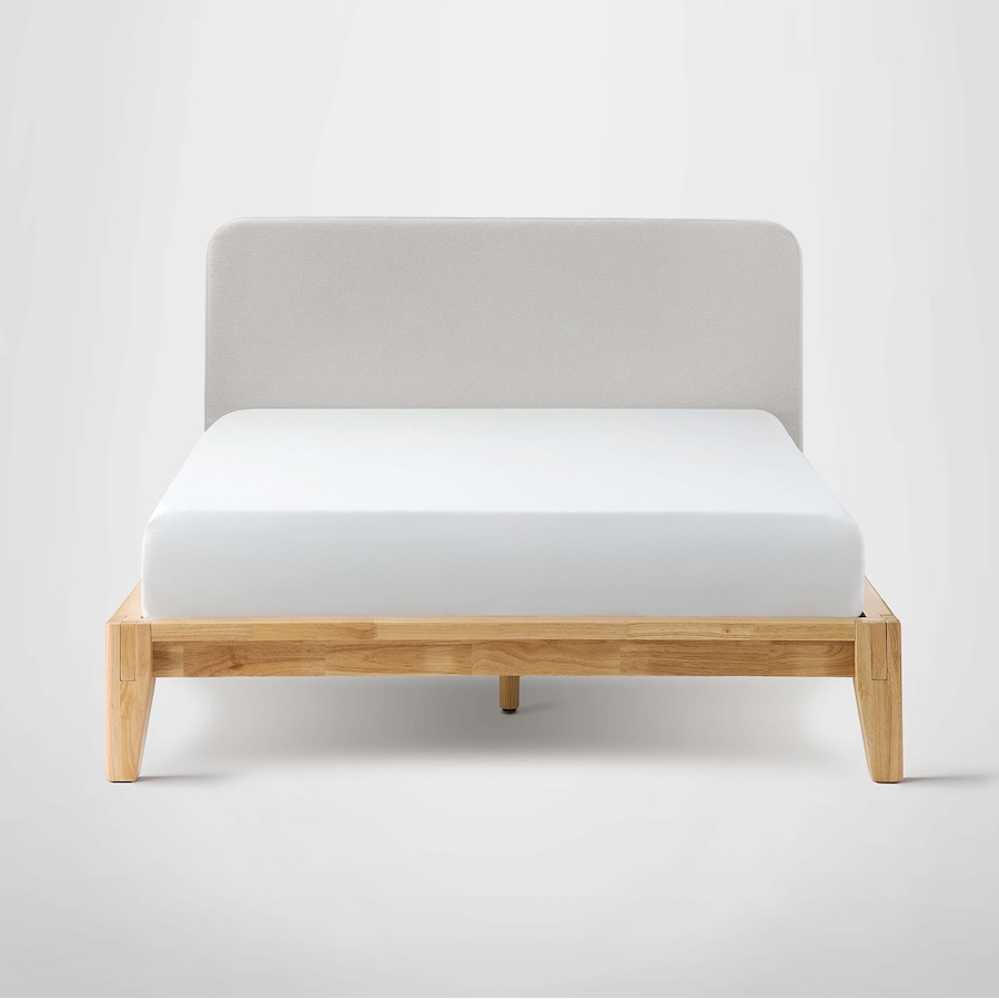 Image 753832_NTRST.jpg, Product 753-832 / Price $1,000.00 - $1,750.00, Silk & Snow Wooden Bed Frame with Upholstered Headboard from Silk & Snow on TSC.ca's Home & Garden department