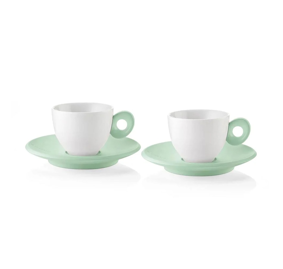 Image 753973_MAUGR.jpg, Product 753-973 / Price $42.00, Guzzini Everyday Espresso Cups with Saucers (set of 2) from Guzzini on TSC.ca's Kitchen department