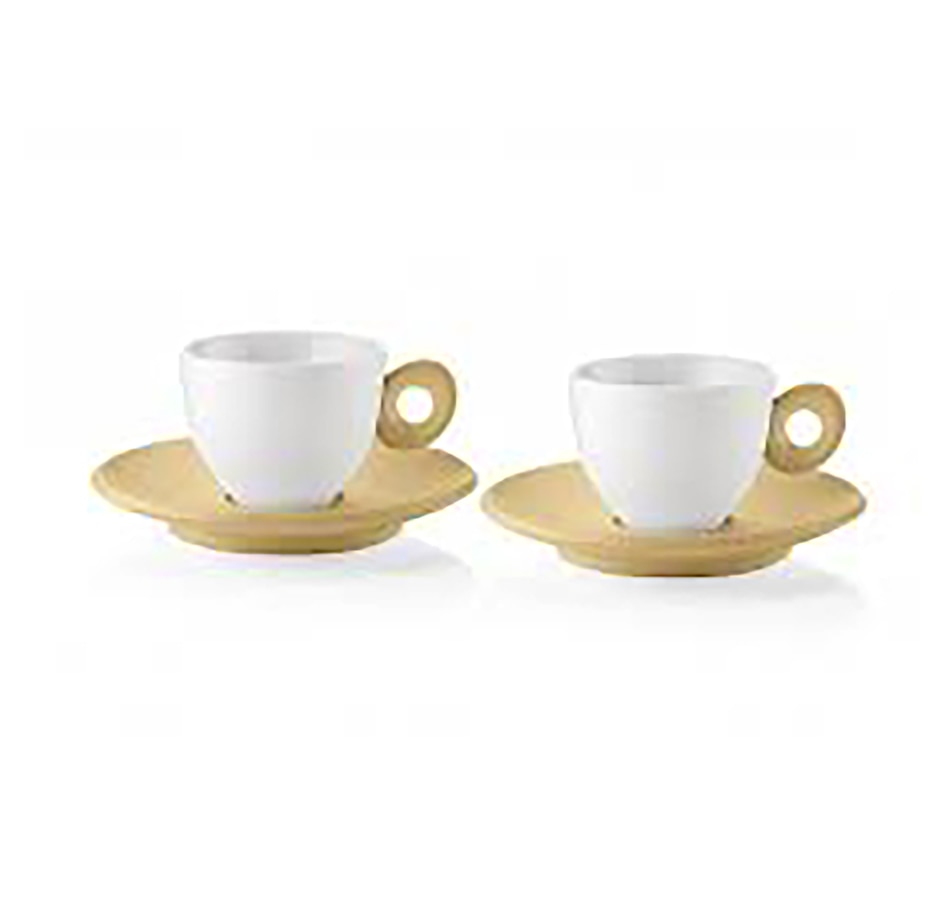 Image 753973_MUSYW.jpg, Product 753-973 / Price $42.00, Guzzini Everyday Espresso Cups with Saucers (set of 2) from Guzzini on TSC.ca's Kitchen department