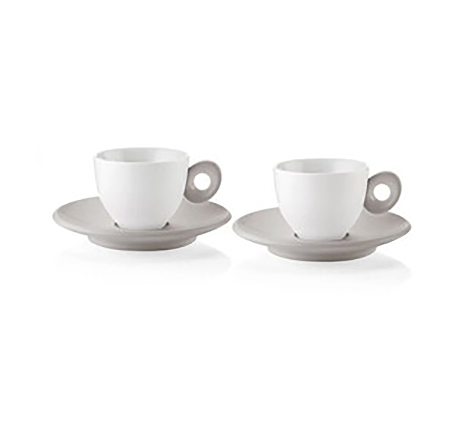 Image 753973_TPE.jpg, Product 753-973 / Price $42.00, Guzzini Everyday Espresso Cups with Saucers (set of 2) from Guzzini on TSC.ca's Kitchen department