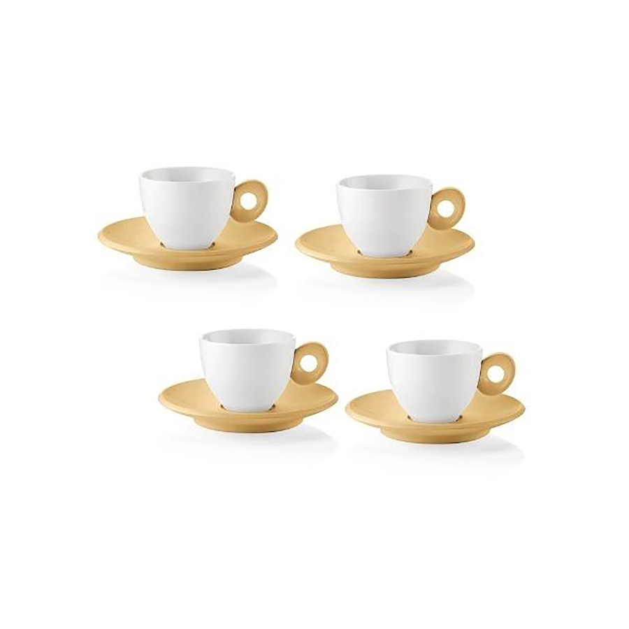 Image 753974_MUSYW.jpg, Product 753-974 / Price $75.00, Guzzini Everyday Espresso Cups with Saucers (set of 4) from Guzzini on TSC.ca's Kitchen department