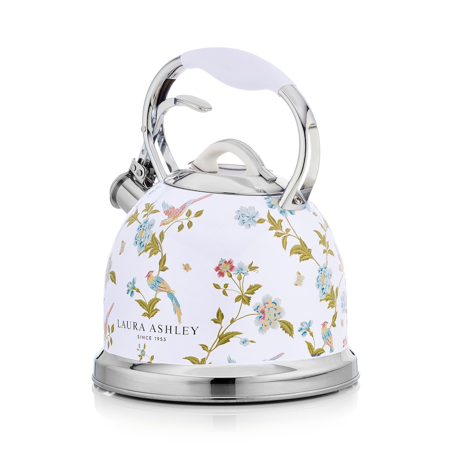 Image 754023_ALTMORE4.jpg, Product 754-023 / Price $109.99, Laura Ashley Stovetop Kettle (10-cup, Elveden White) from Laura Ashley on TSC.ca's Kitchen department