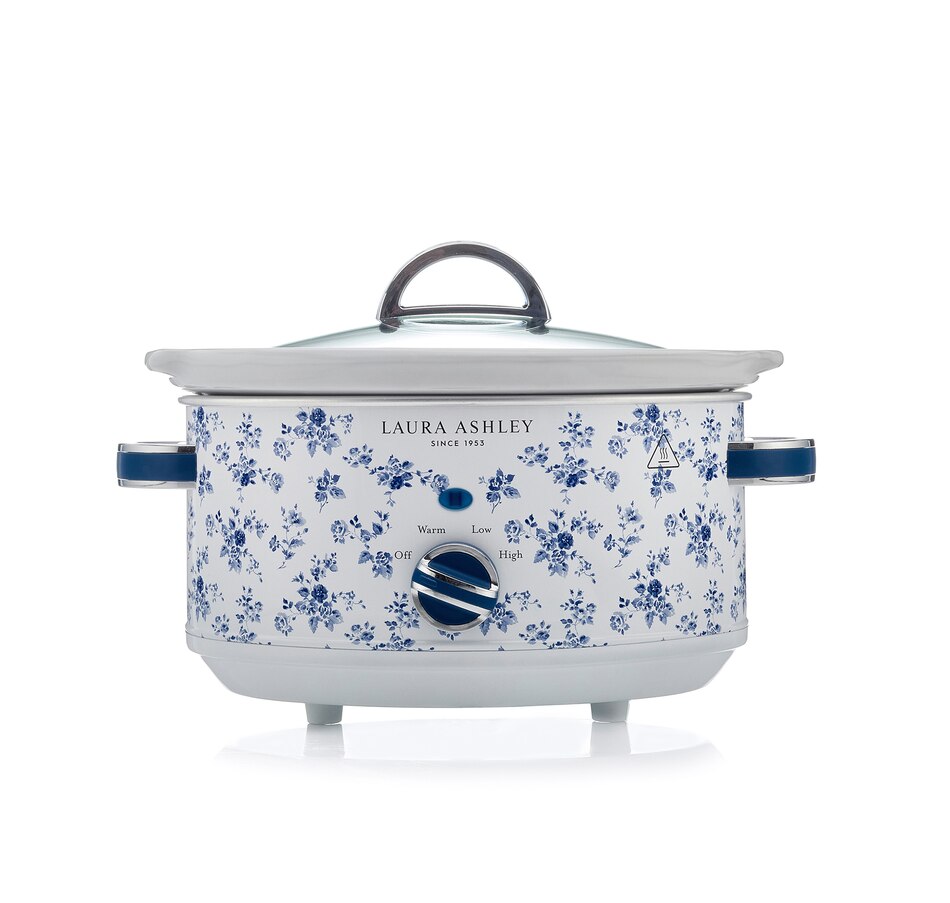 Image 754030.jpg, Product 754-030 / Price $99.99, Laura Ashley Slow Cooker (3.5L, China Rose) from Laura Ashley on TSC.ca's Kitchen department