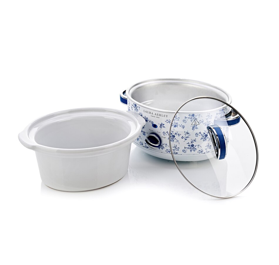 Image 754030_ALTMORE4.jpg, Product 754-030 / Price $99.99, Laura Ashley Slow Cooker (3.5L, China Rose) from Laura Ashley on TSC.ca's Kitchen department