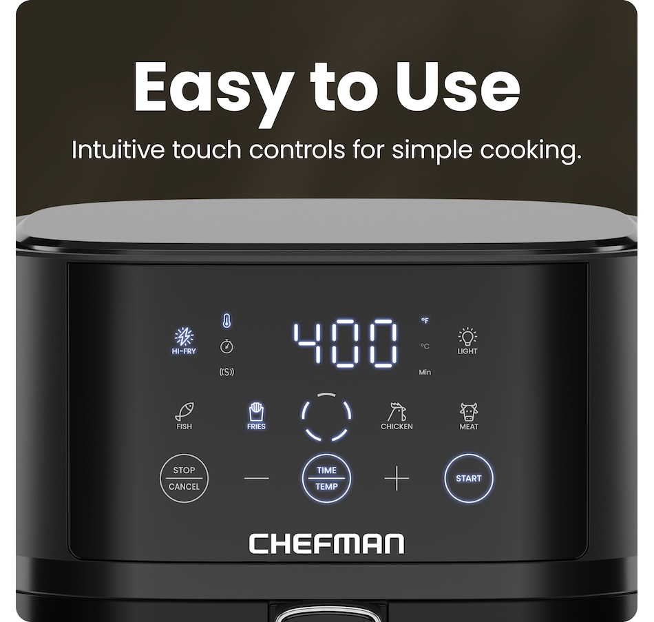 Image 754067_ALTMORE2.jpg, Product 754-067 / Price $119.99, Chefman TurboFry Touch 4-Quart Easy-View Air Fryer from Chefman on TSC.ca's Kitchen department