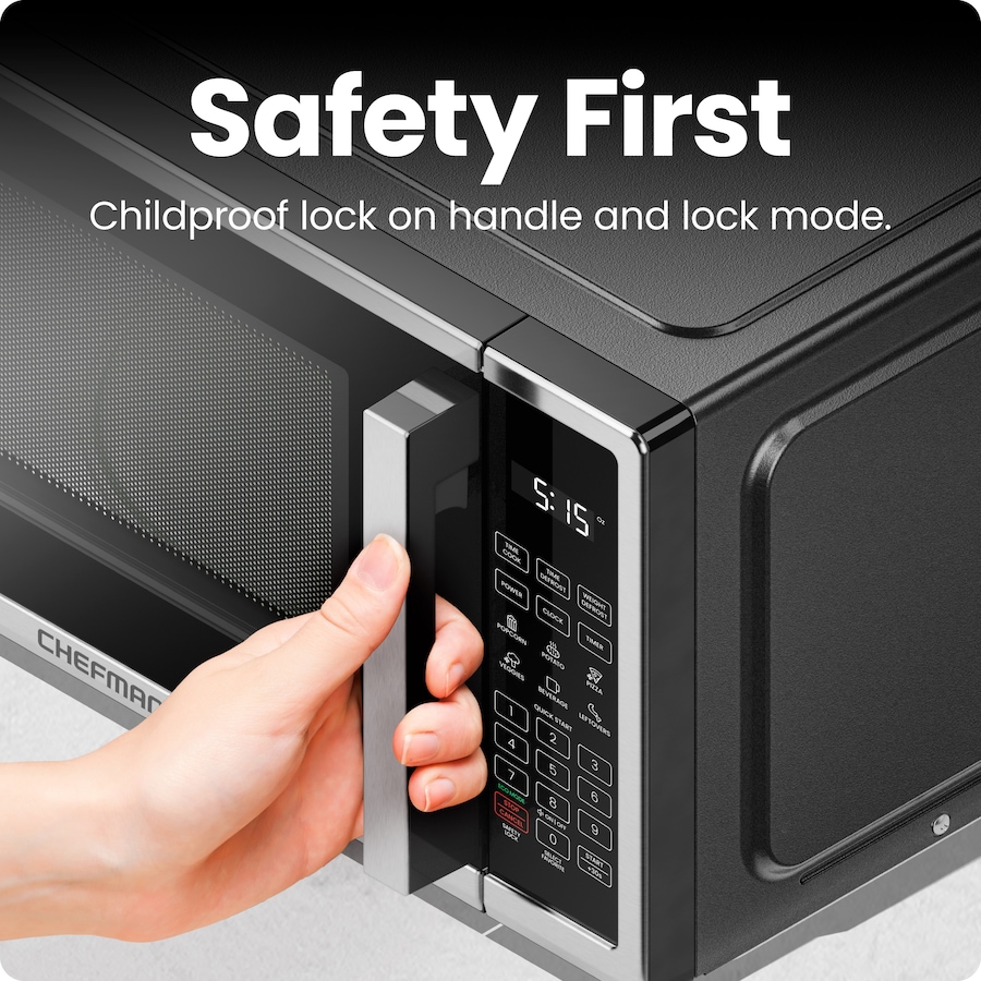 Image 754076_ALTMORE3.jpg, Product 754-076 / Price $199.99, Chefman Countertop Microwave (1.1 cu. ft.) from Chefman on TSC.ca's Kitchen department