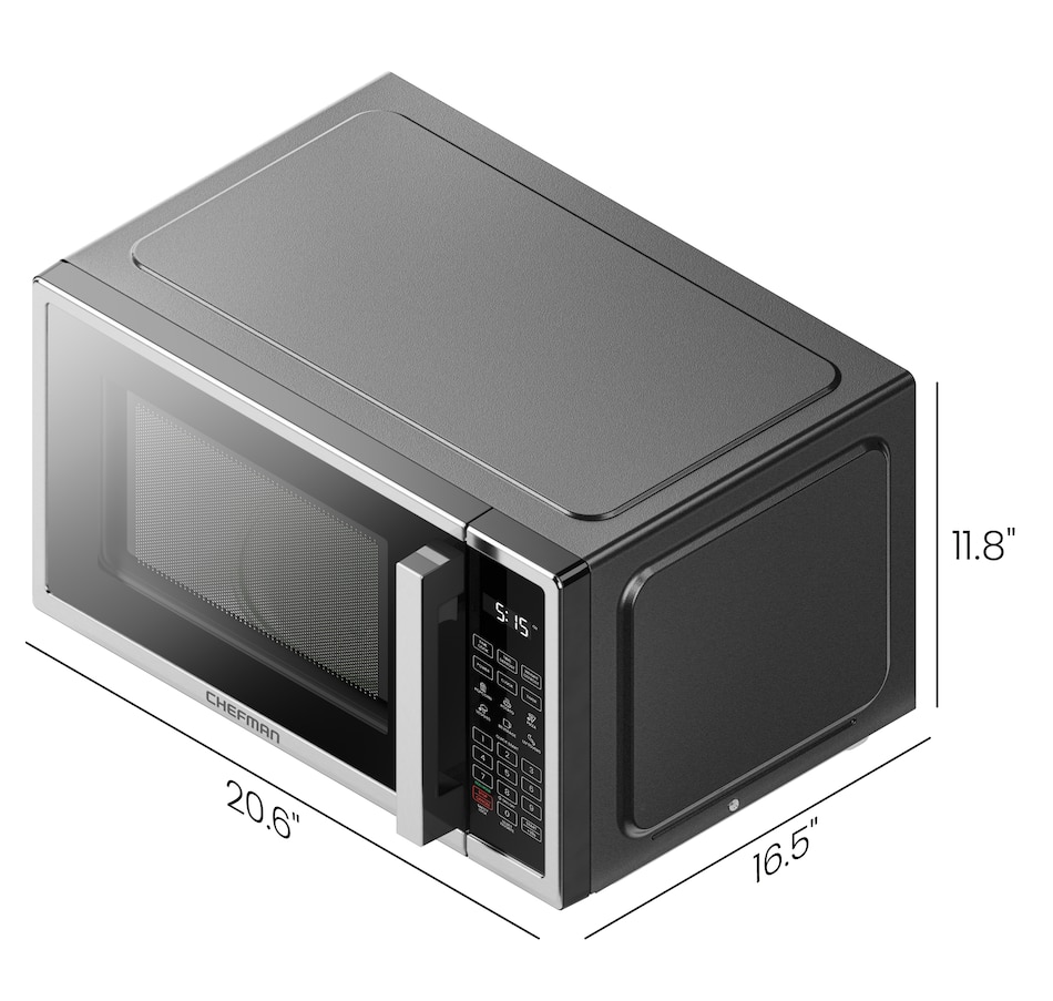 Image 754076_ALTMORE5.jpg, Product 754-076 / Price $199.99, Chefman Countertop Microwave (1.1 cu. ft.) from Chefman on TSC.ca's Kitchen department