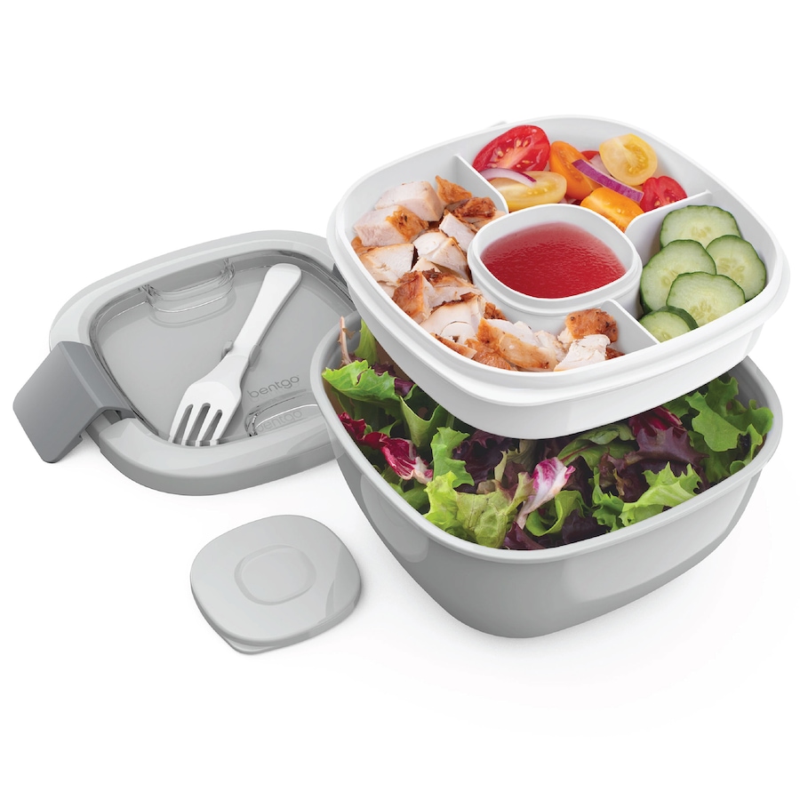 Image 754132_GRY.jpg, Product 754-132 / Price $29.99, Bentgo All-In-One Salad Container from Bentgo on TSC.ca's Kitchen department