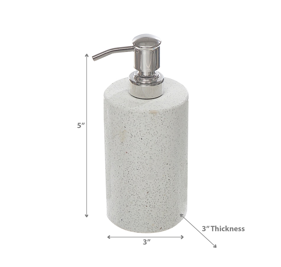 Image 754161_ALTMORE2.jpg, Product 754-161 / Price $29.99, IH Casadecor Terrazzo Lotion Dispenser from IH Casa Decor on TSC.ca's Home & Garden department