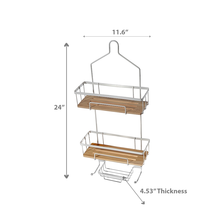 Image 754172_ALTMORE2.jpg, Product 754-172 / Price $54.99, IH Casadecor 2-Tier Shower Caddy (black) from IH Casa Decor on TSC.ca's Home & Garden department