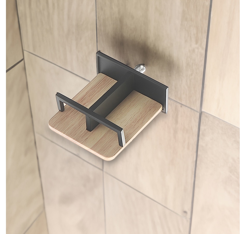 Image 754180_ALTMORE1.jpg, Product 754-180 / Price $19.99, IH Casadecor Polyresin Toothbrush Holder with Rubber Wood from IH Casa Decor on TSC.ca's Home & Garden department