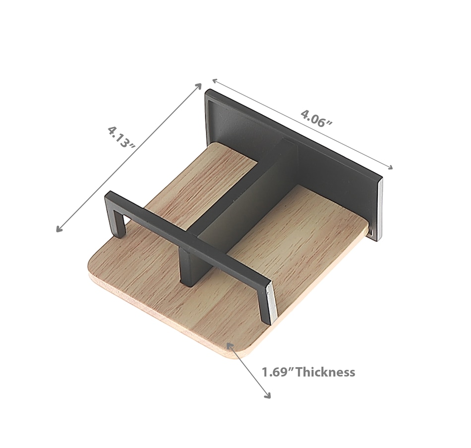 Image 754180_ALTMORE2.jpg, Product 754-180 / Price $19.99, IH Casadecor Polyresin Toothbrush Holder with Rubber Wood from IH Casa Decor on TSC.ca's Home & Garden department