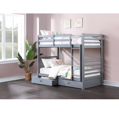 Titus 39"/39" Storage Bunk Bed