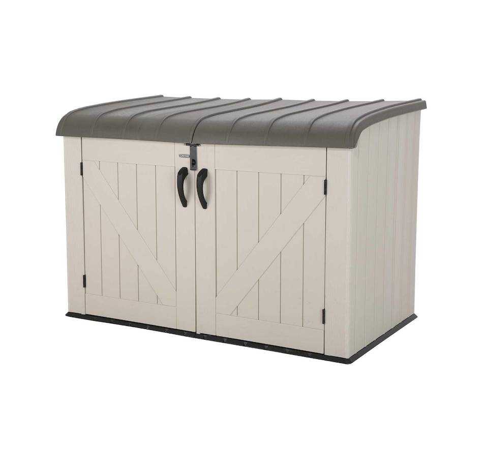 Image 754242.jpg, Product 754-242 / Price $1,099.99, Lifetime Horizontal Storage Shed (75 cubic feet) from Lifetime on TSC.ca's Home & Garden department