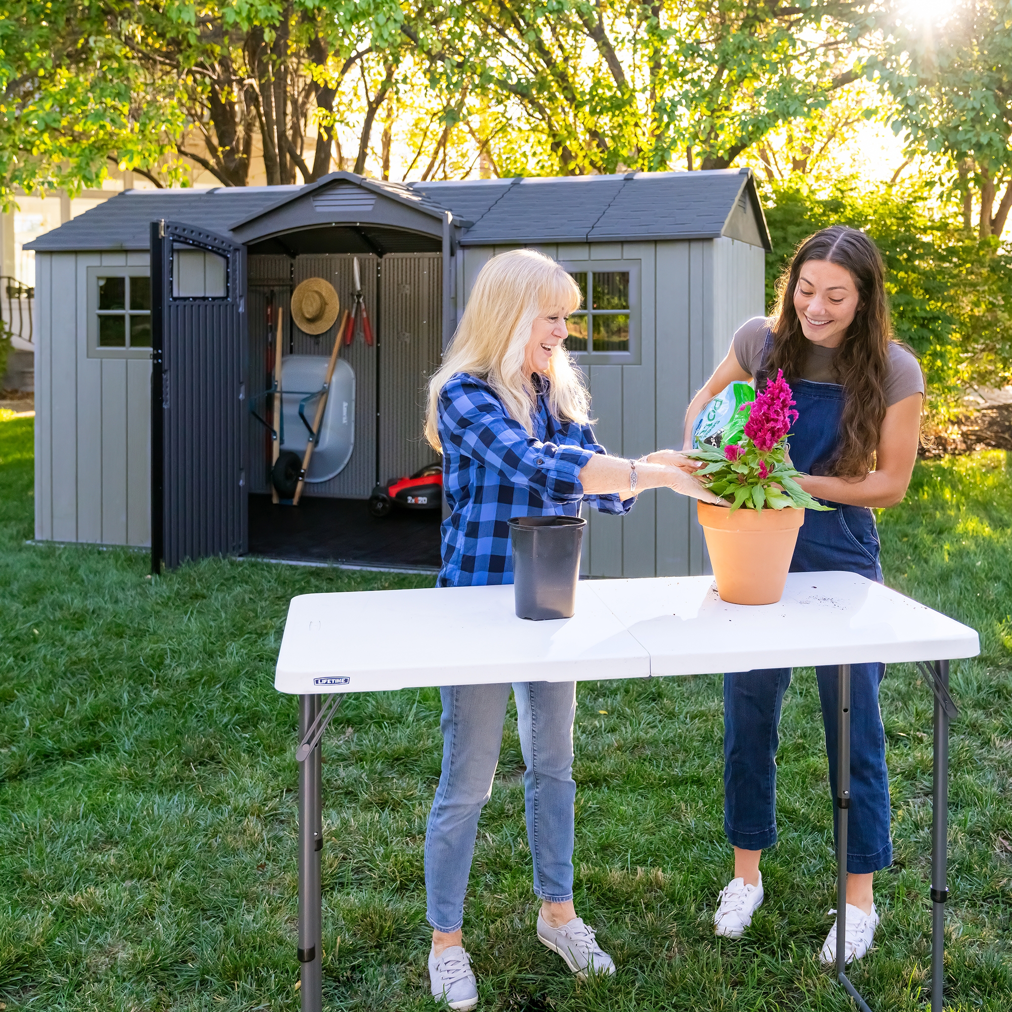 Lifetime 14.5' x 7' Side Entry Outdoor Storage Shed - TSC.ca