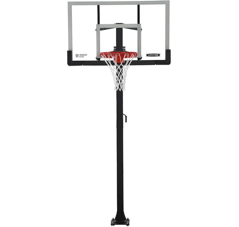 Image 754250.jpg, Product 754-250 / Price $1,399.99, Lifetime Crank Adjust Bolt-Down Basketball System (50" tempered glass) from Lifetime on TSC.ca's Toys & Hobbies department