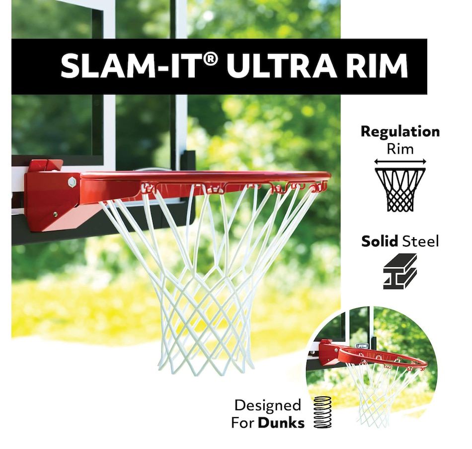 Image 754250_ALTMORE2.jpg, Product 754-250 / Price $1,399.99, Lifetime Crank Adjust Bolt-Down Basketball System (50" tempered glass) from Lifetime on TSC.ca's Toys & Hobbies department