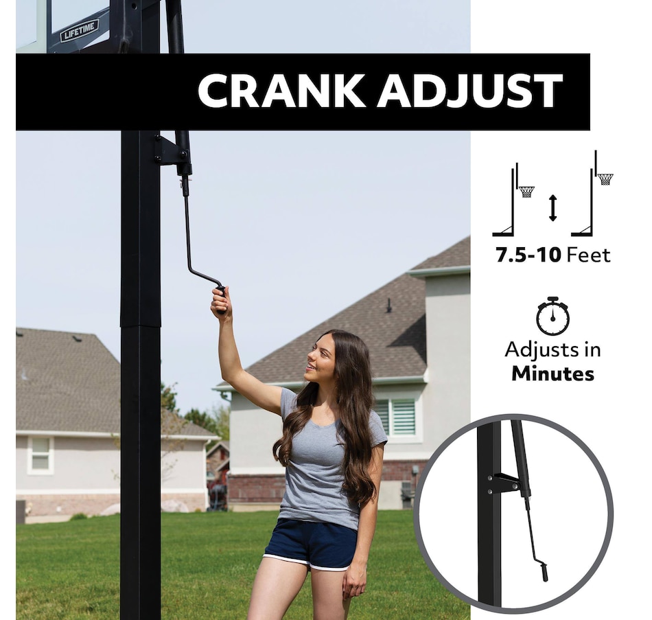 Image 754250_ALTMORE3.jpg, Product 754-250 / Price $1,399.99, Lifetime Crank Adjust Bolt-Down Basketball System (50" tempered glass) from Lifetime on TSC.ca's Toys & Hobbies department