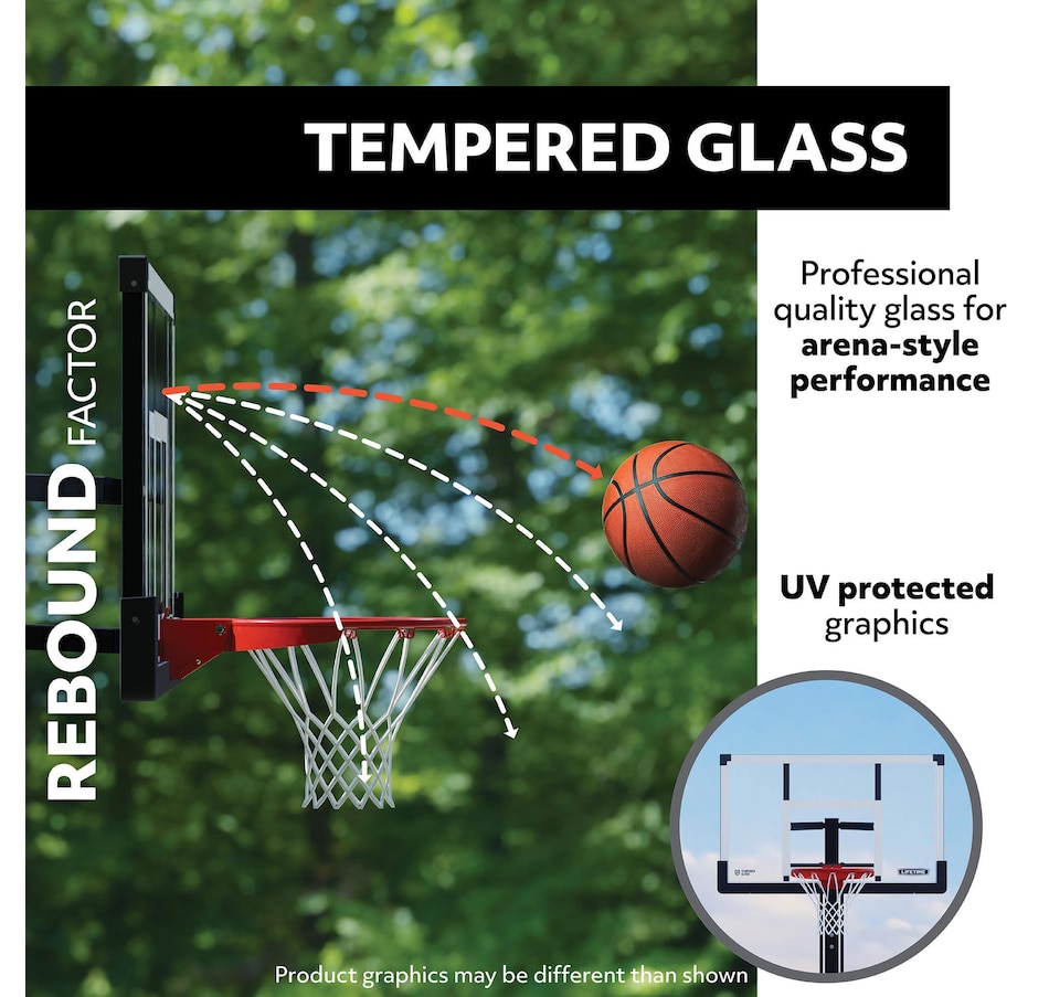 Image 754251_ALTMORE1.jpg, Product 754-251 / Price $1,499.99, Lifetime Mammoth Lift Bolt-Down Basketball System (54" tempered glass) from Lifetime on TSC.ca's Toys & Hobbies department