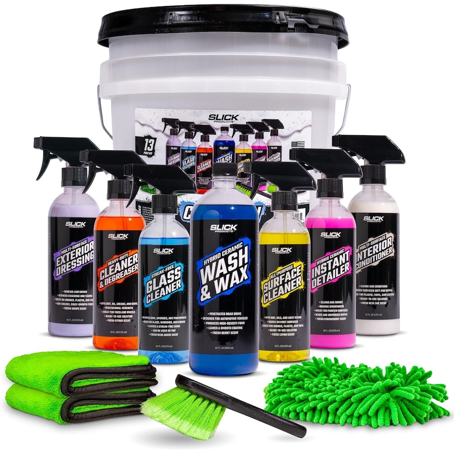 Image 754273.jpg, Product 754-273 / Price $189.99, Slick Products Car Wash and Detail Kit (13-piece) from Slick on TSC.ca's Home & Garden department