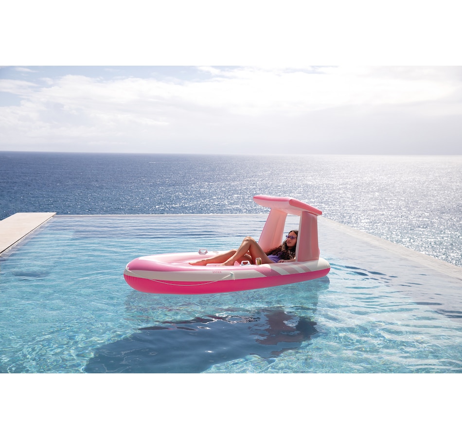 Image 754307_ALTMORE2.jpg, Product 754-307 / Price $69.99, Intex Pink Paradise Boat Float from Intex on TSC.ca's Toys & Hobbies department