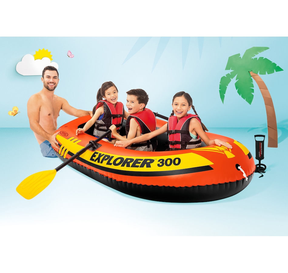 Image 754310_ALTMORE3.jpg, Product 754-310 / Price $64.99, Intex Explorer 300 Boat Set from Intex on TSC.ca's Toys & Hobbies department