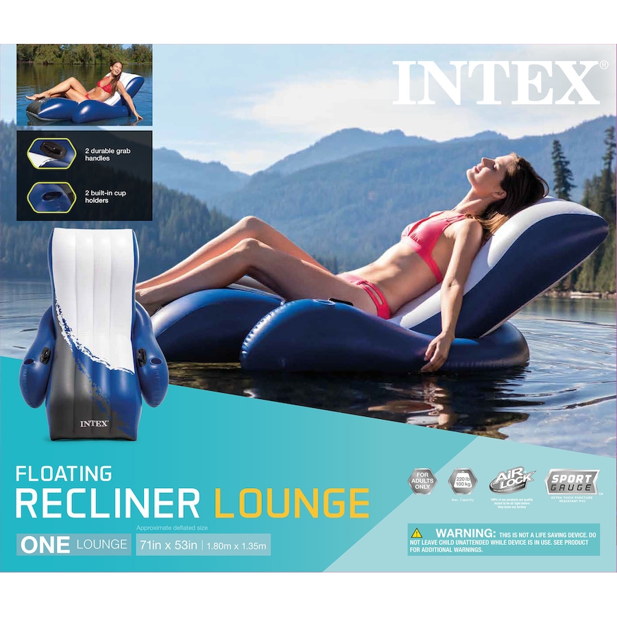 Image 754322_ALTMORE2.jpg, Product 754-322 / Price $44.99, Intex Floating Recliner Lounge from Intex on TSC.ca's Home & Garden department