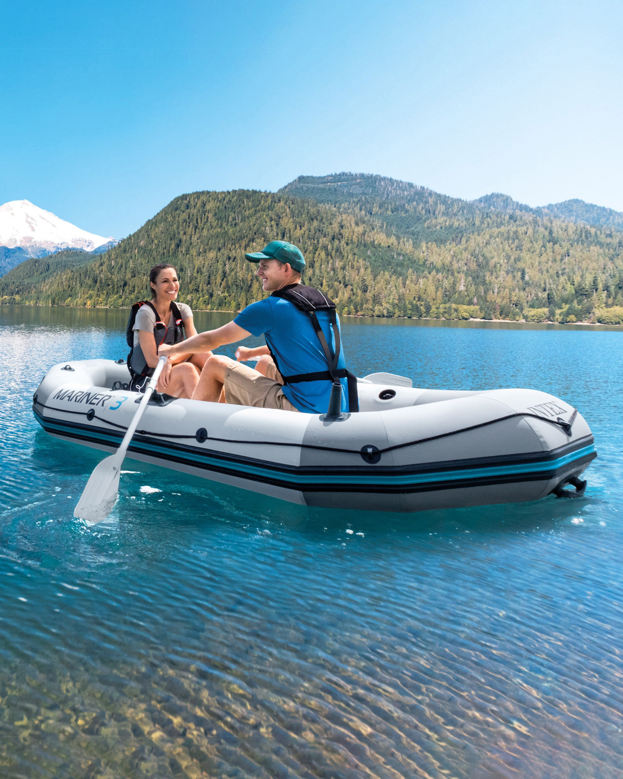 Intex Mariner Three-Person Inflatable River/Lake Dinghy Boat