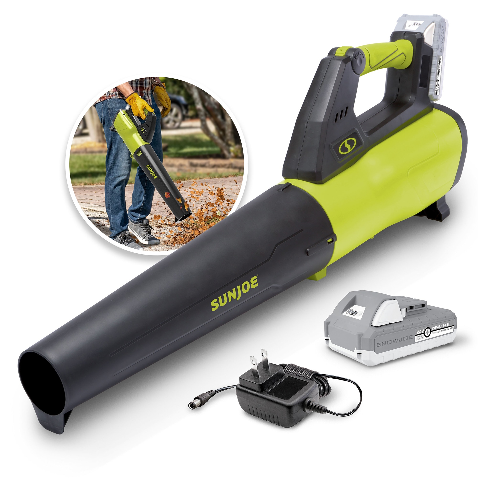 Sun Joe 24-Volt 385-CFM 2.0-Amp Turbine Cordless Jet Blower - TSC.ca