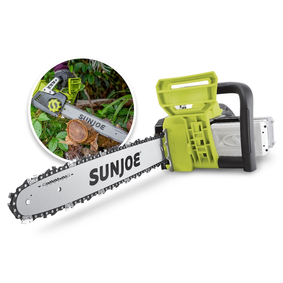 Image 754344_ALTMORE1.jpg, Product 754-344 / Price $349.99, Sun Joe 48V iON+ 2.0-Ah 16" Cordless Chain Saw (2x 24V 2.0-Ah) with Batteries and Charger from Snow Joe & Sun Joe on TSC.ca's Home & Garden department