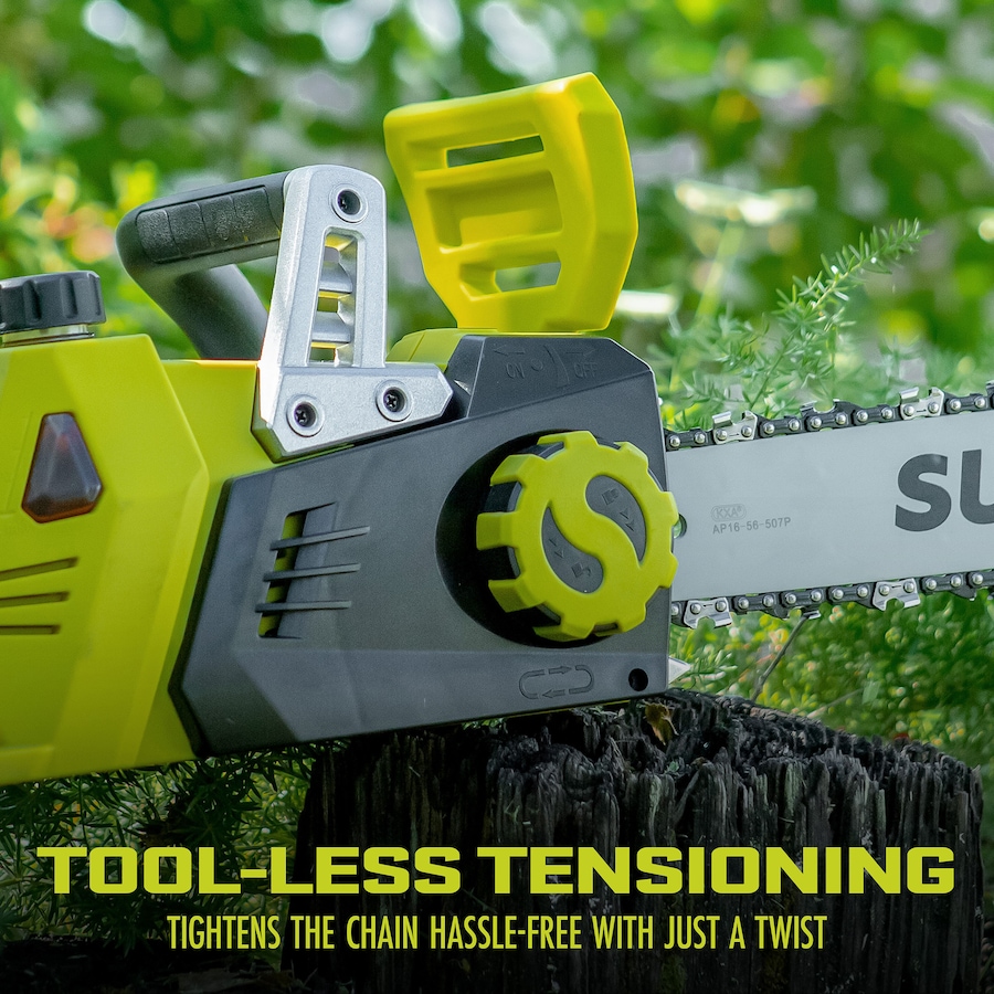 Image 754344_ALTMORE2.jpg, Product 754-344 / Price $349.99, Sun Joe 48V iON+ 2.0-Ah 16" Cordless Chain Saw (2x 24V 2.0-Ah) with Batteries and Charger from Snow Joe & Sun Joe on TSC.ca's Home & Garden department