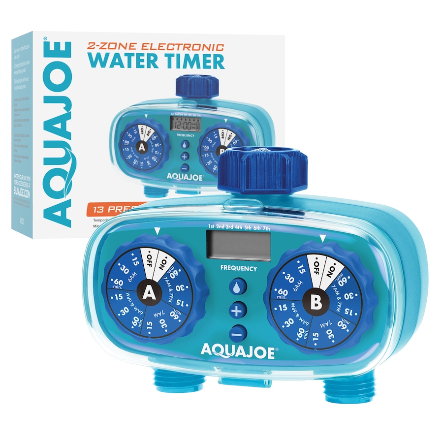 Image 754345_ALTMORE1.jpg, Product 754-345 / Price $77.99, Aqua Joe Easy Two-Zone Elect Timer with 13 Program Presets, Max Frequency Control and LCD Display from Snow Joe & Sun Joe on TSC.ca's Home & Garden department
