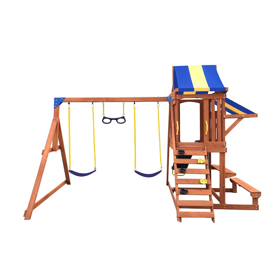 Image 754356.jpg, Product 754-356 / Price $899.99, SportsPower Sunnyslope Wooden Swing Set from Sportspower on TSC.ca's Home & Garden department