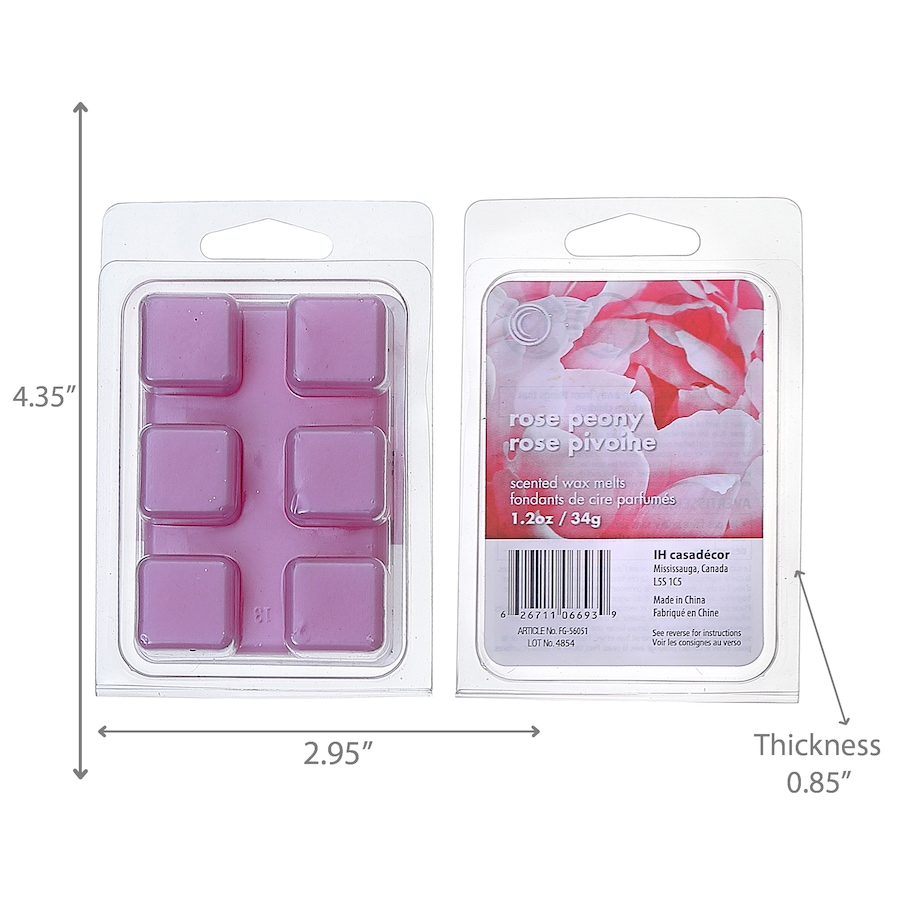 Image 754365_ALTMORE11.jpg, Product 754-365 / Price $24.99, IH Casadecor 6-Pack Scented Wax Melts (set of 6) from IH Casa Decor on TSC.ca's Home & Garden department