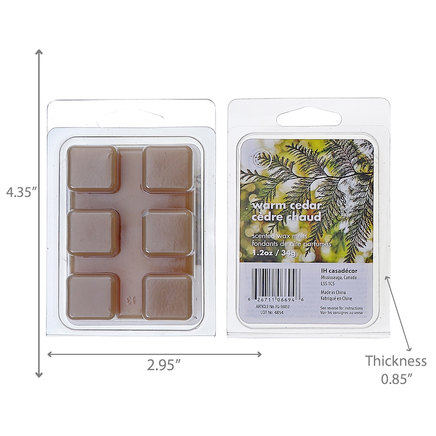 Image 754365_ALTMORE2.jpg, Product 754-365 / Price $24.99, IH Casadecor 6-Pack Scented Wax Melts (set of 6) from IH Casa Decor on TSC.ca's Home & Garden department