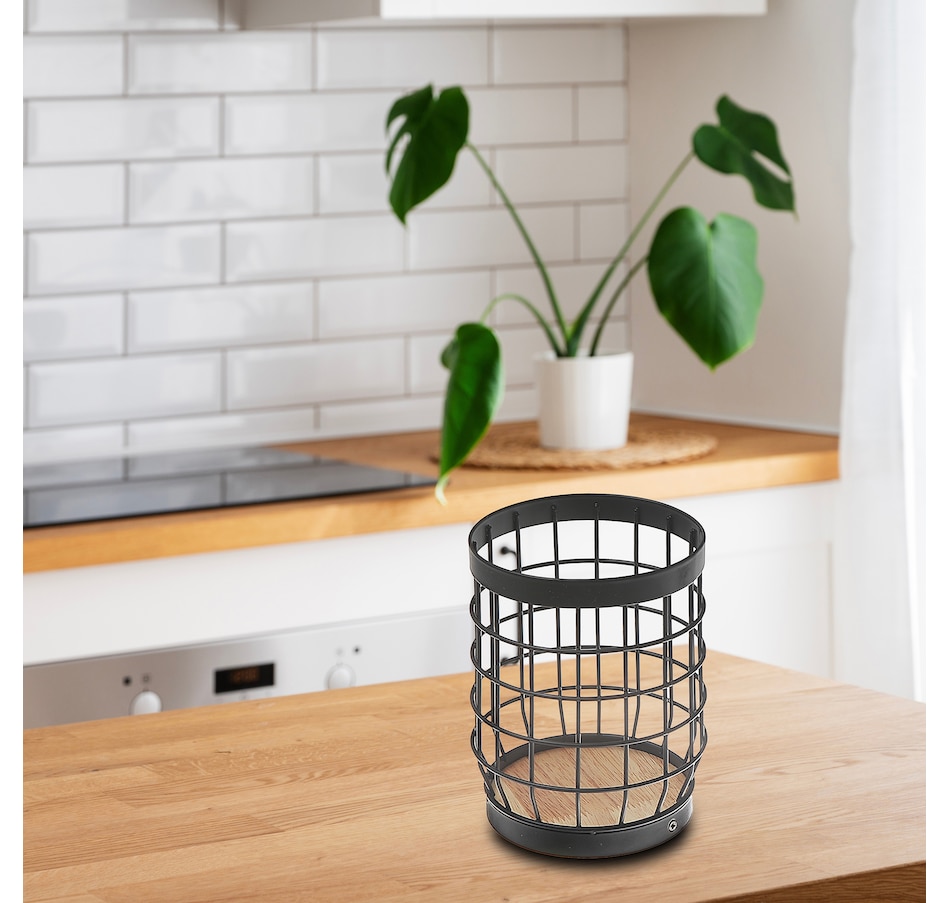 Image 754368_ALTMORE1.jpg, Product 754-368 / Price $24.99, IH Casadecor Cutlery Holder with Rubber Wood Bottom from IH Casa Decor on TSC.ca's Kitchen department