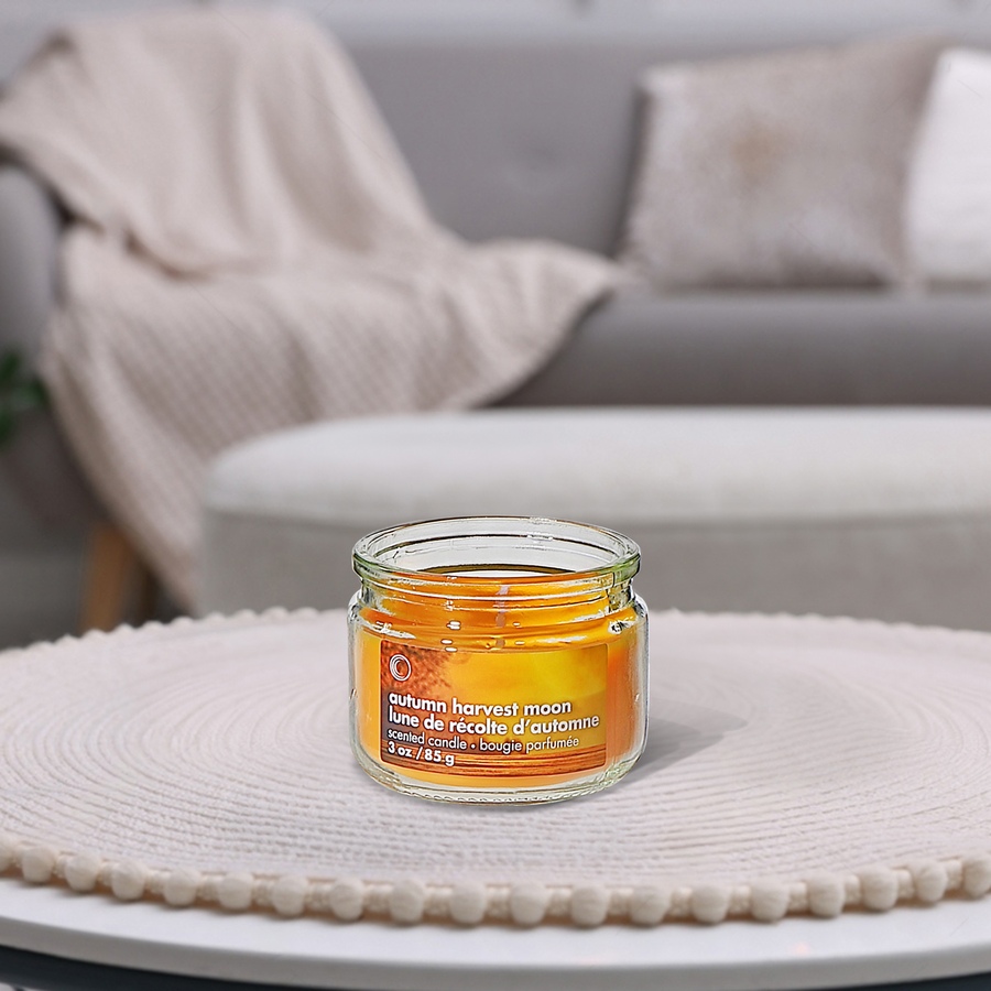 Image 754371_ALTMORE1.jpg, Product 754-371 / Price $24.99, IH Casadecor 3-oz Scented Glass Jar with Lid Pumpkin Cider Donut (set of 4) from IH Casa Decor on TSC.ca's Home & Garden department