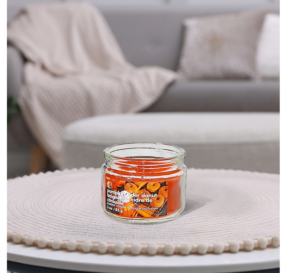Image 754371_ALTMORE10.jpg, Product 754-371 / Price $24.99, IH Casadecor 3-oz Scented Glass Jar with Lid Pumpkin Cider Donut (set of 4) from IH Casa Decor on TSC.ca's Home & Garden department
