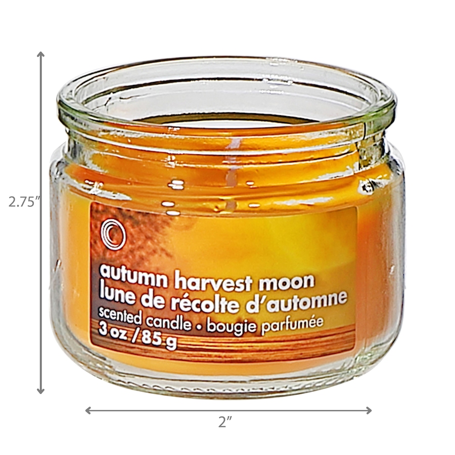 Image 754371_ALTMORE2.jpg, Product 754-371 / Price $24.99, IH Casadecor 3-oz Scented Glass Jar with Lid Pumpkin Cider Donut (set of 4) from IH Casa Decor on TSC.ca's Home & Garden department
