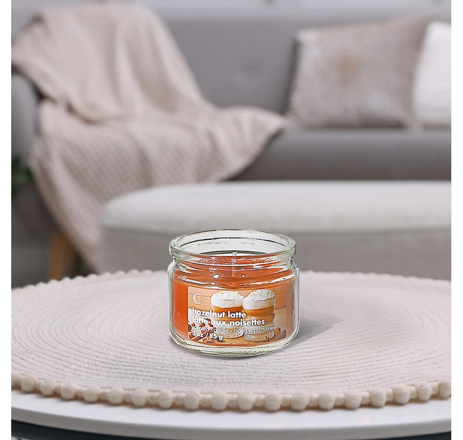 Image 754371_ALTMORE7.jpg, Product 754-371 / Price $24.99, IH Casadecor 3-oz Scented Glass Jar with Lid Pumpkin Cider Donut (set of 4) from IH Casa Decor on TSC.ca's Home & Garden department