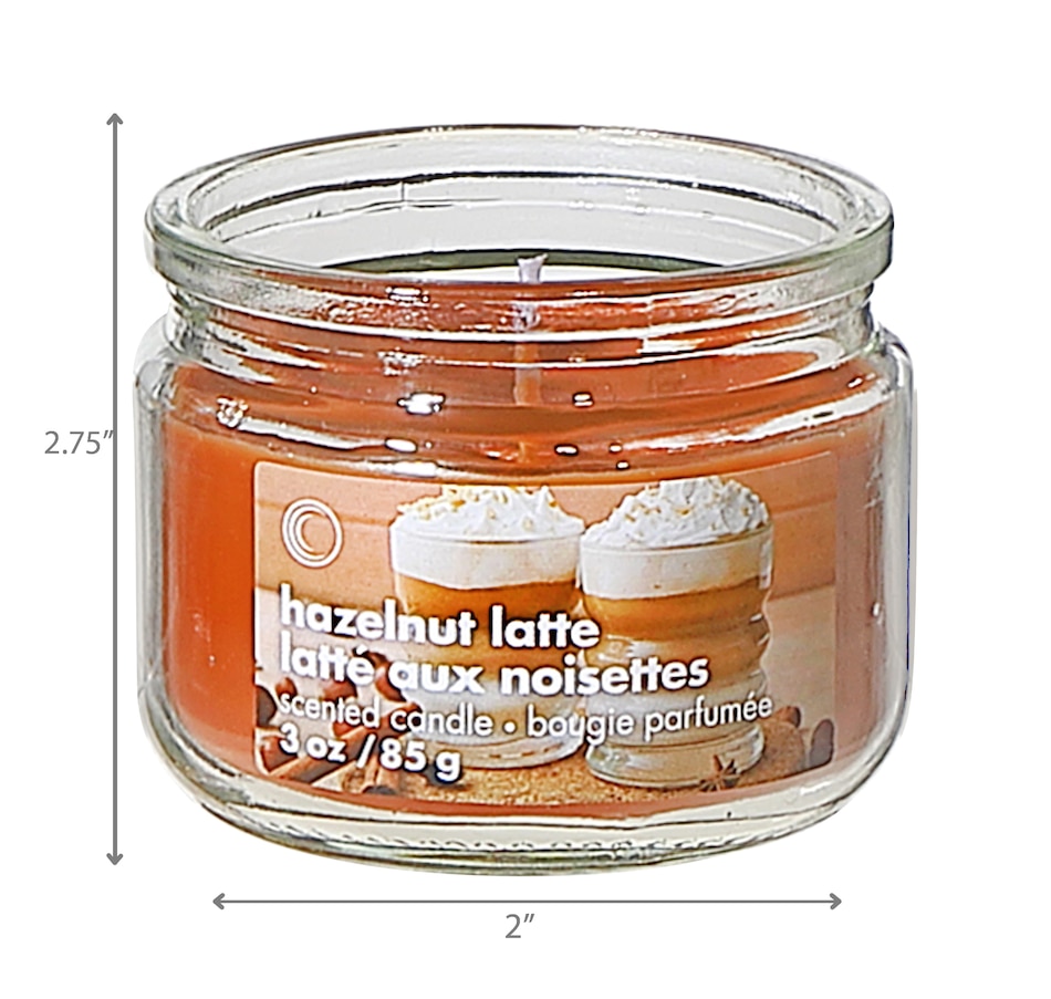 Image 754371_ALTMORE8.jpg, Product 754-371 / Price $24.99, IH Casadecor 3-oz Scented Glass Jar with Lid Pumpkin Cider Donut (set of 4) from IH Casa Decor on TSC.ca's Home & Garden department
