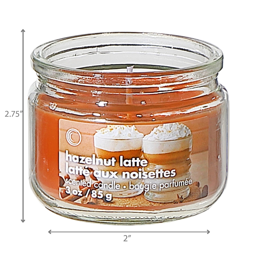 Image 754371_ALTMORE8.jpg, Product 754-371 / Price $24.99, IH Casadecor 3-oz Scented Glass Jar with Lid Pumpkin Cider Donut (set of 4) from IH Casa Decor on TSC.ca's Home & Garden department