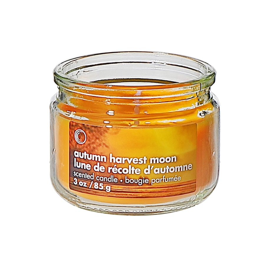 Image 754371_AUTMN.jpg, Product 754-371 / Price $24.99, IH Casadecor 3-oz Scented Glass Jar with Lid Pumpkin Cider Donut (set of 4) from IH Casa Decor on TSC.ca's Home & Garden department