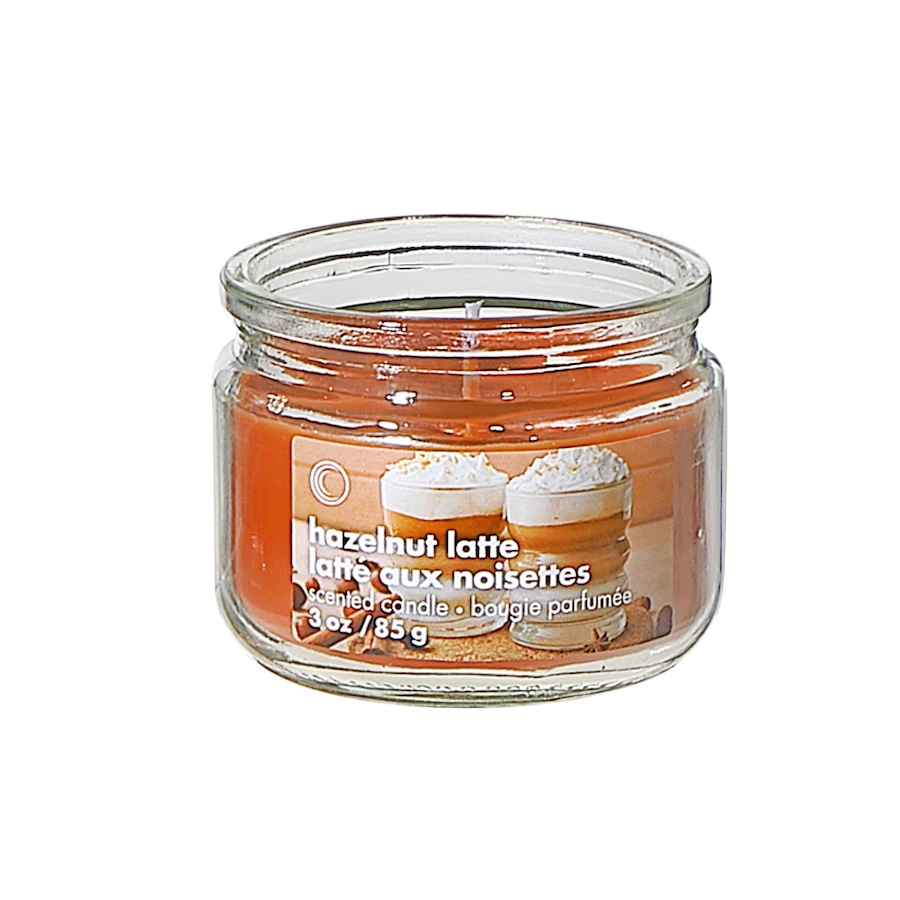 Image 754371_HAZLE.jpg, Product 754-371 / Price $24.99, IH Casadecor 3-oz Scented Glass Jar with Lid Pumpkin Cider Donut (set of 4) from IH Casa Decor on TSC.ca's Home & Garden department