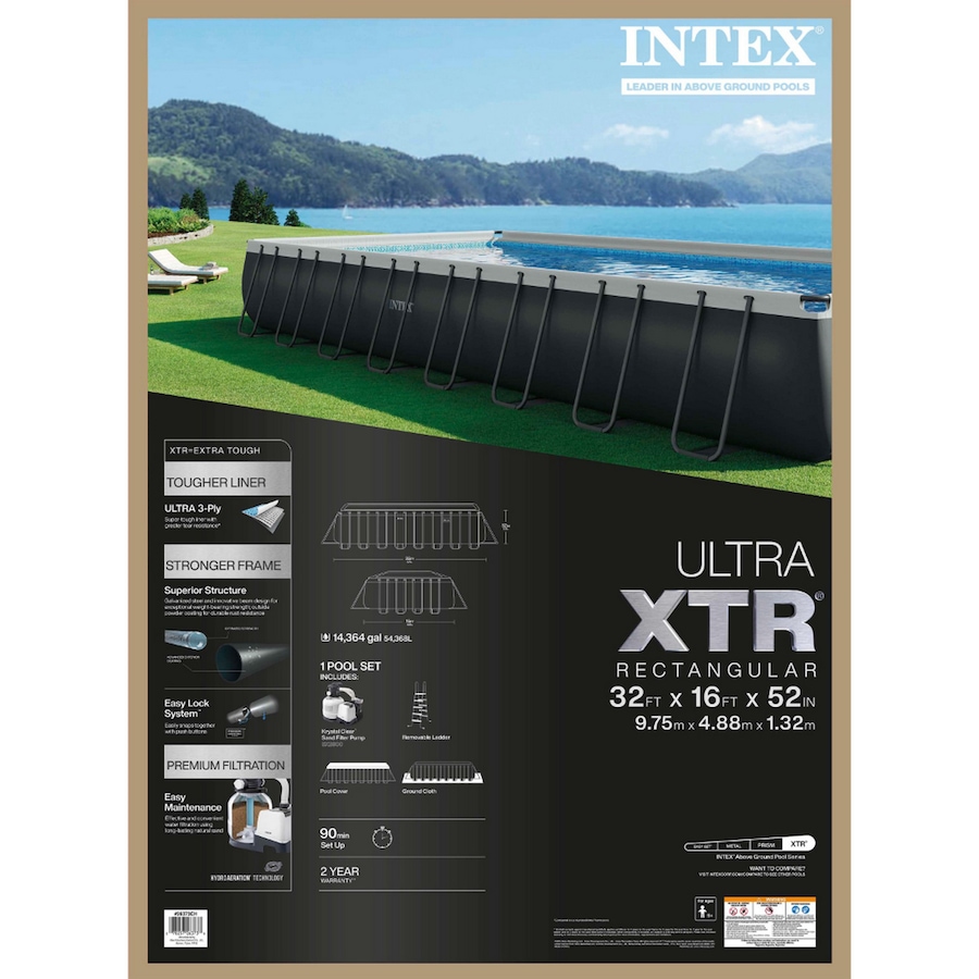 Image 754381_ALTMORE4.jpg, Product 754-381 / Price $2,799.99, Intex 32' x 16' x 52" Ultra XTR Rectangular Pool Set from Intex on TSC.ca's Home & Garden department